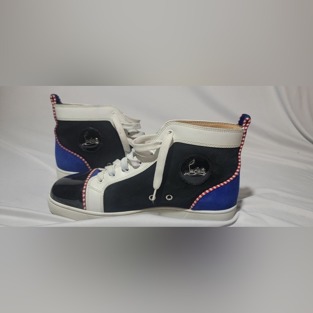 Christian Lounoutin Red Bottoms Men’s High Tops Size 41 8 US - Picture 3 of 7
